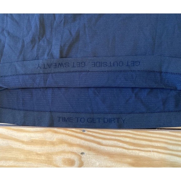 Lululemon Swiftly Henley Shirt Size Medium Men’s Black Long Sleeve - Picture 5 of 9